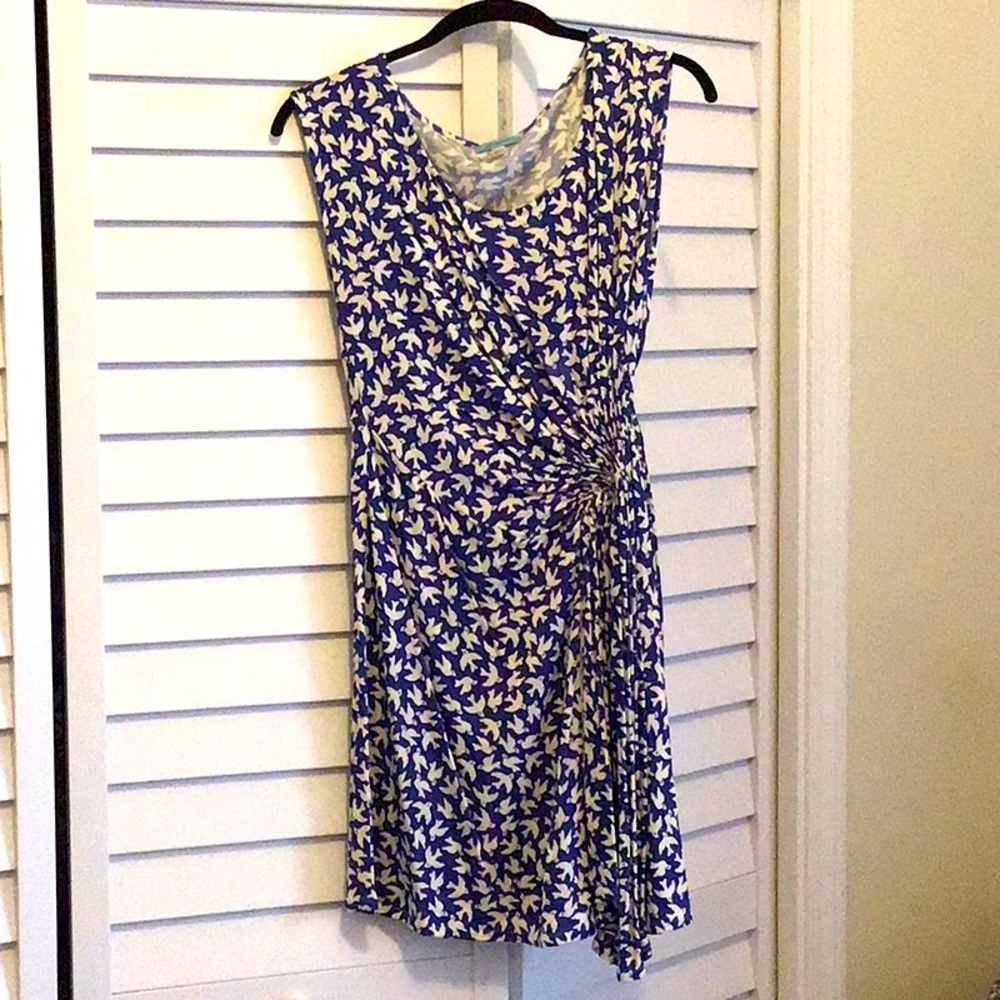 Leifnotes Bird Pattern Dress